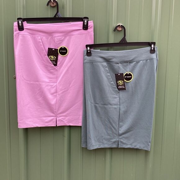 Women's French Terry Cloth Bermuda Shorts 2-Pack Size XXXL - Picture 1 of 12